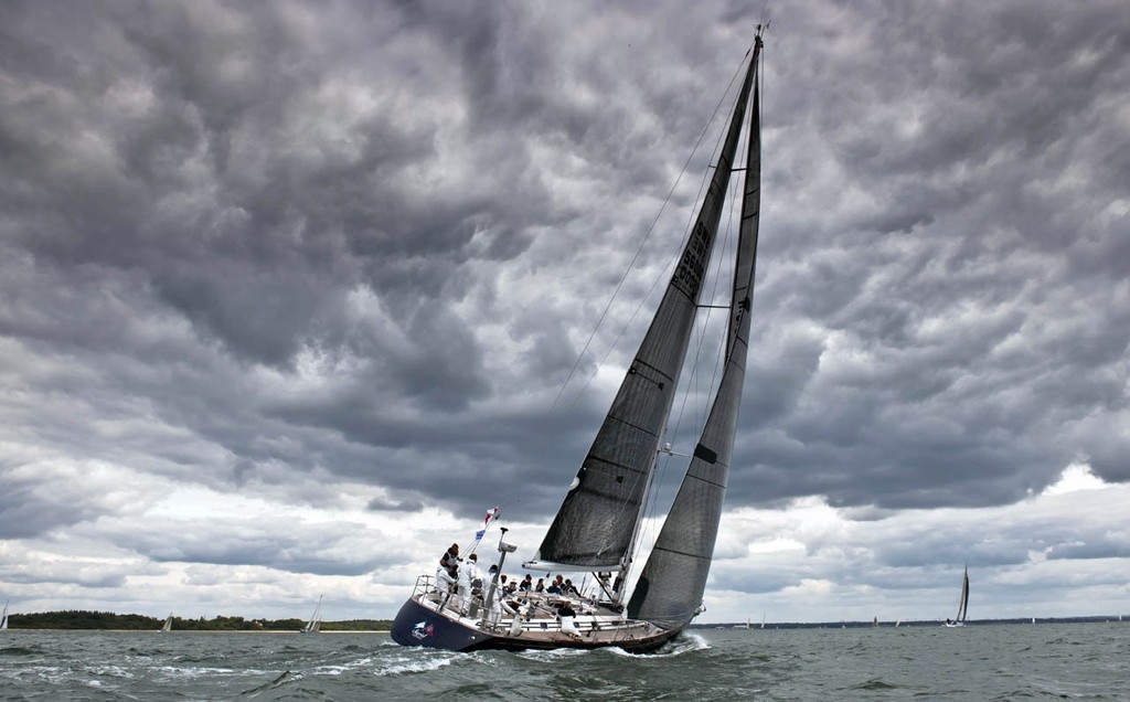 Sigrid had a tight finish with Silvern Swaen on Day 3 of the Swan European Regatta 2011 &copy; Kurt Arrigo/ Nautor's Swan